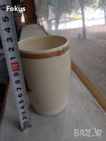 Английска колекционерска чаша порцелан сребърен юбилей, снимка 6 - Антикварни и старинни предмети - 53369908