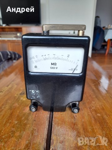 Стар Мега Ом Метър #2, снимка 3 - Антикварни и старинни предмети - 42841147