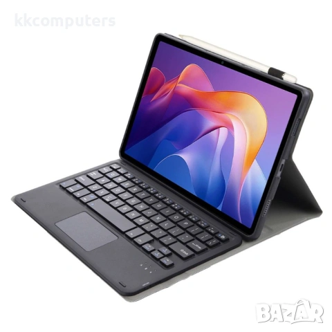 A0N15-A Кожен Калъф с Клавиатура и Тъчпад за Xiaomi Redmi Pad 2 Отделяема, Стойка, Холдер за Стилус,, снимка 5 - Калъфи, кейсове - 53071895