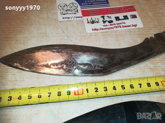 КУКРИ-СТАР КРИВ РЕТРО НОЖ С НОЖНИЦА, снимка 18 - Колекции - 30311835