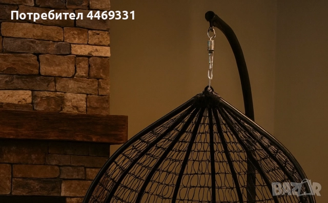 Градинска висяща люлка тип гнездо,яйце–Промоция!, снимка 2 - Градински мебели, декорация  - 52332308