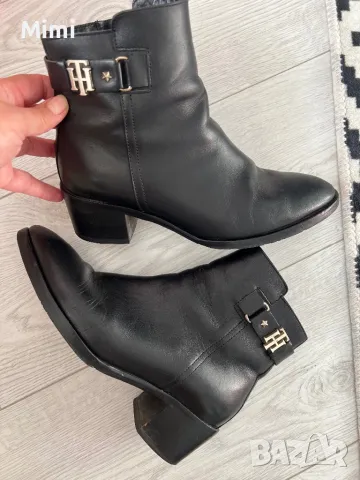 Tommy Hillfiger Кожени Боти 37, снимка 8 - Дамски боти - 47993478