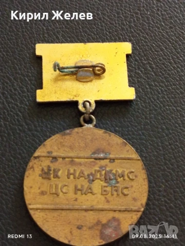 Стар медал с емайл НА КЛАСАТА ДОСТОЙНИ СИНОВЕ за КОЛЕКЦИЯ 24340, снимка 6 - Антикварни и старинни предмети - 51309503