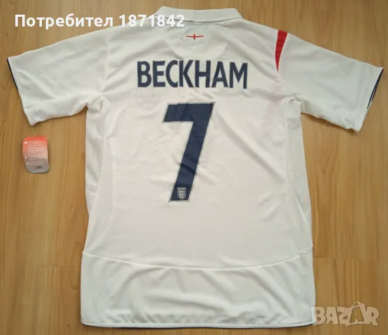 Футболна тениска на Англия / Бекъм 7