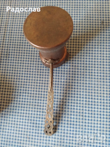 старо медно джезве за турско кафе, снимка 8 - Други - 54264654