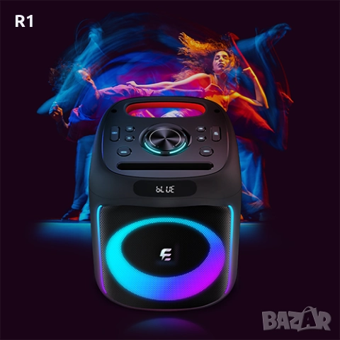 Преносима тонколона E-Boda Vibe 610 Pro FM,USB Bluetooth V5.0, снимка 4 - Караоке - 52799429