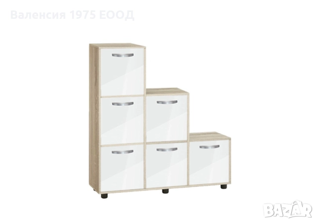 Етажерка Кубо 6 с пет или шест вратички гланц, снимка 10 - Етажерки - 46452990