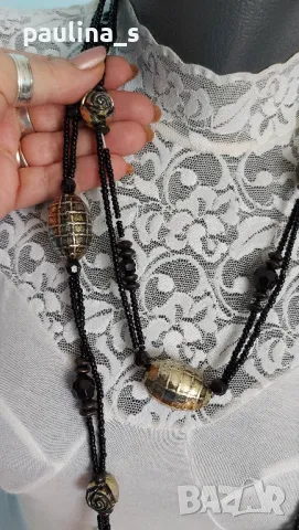 Колиета тип чокър, гердани ръчна изработка , снимка 15 - Колиета, медальони, синджири - 37271624