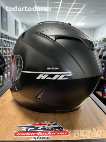 Скутер чопър мото каска HJC IS 22 V.2 ,L 59-60см. вградени очила, снимка 3 - Аксесоари и консумативи - 51923740