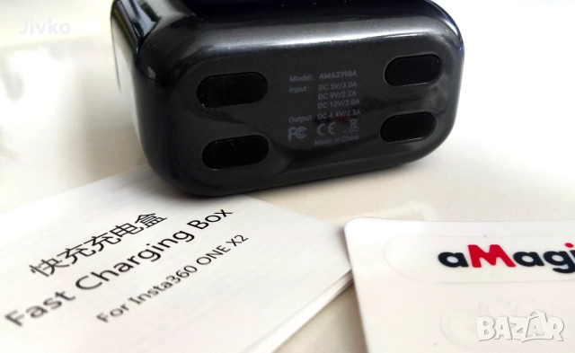 бързо зарядно с 2 батерии за Insta360 one x2, снимка 3 - Батерии, зарядни - 51483422