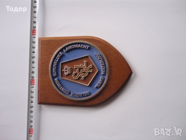 Герб Щит Корона Емблема Кралски сухопътни сили , снимка 3 - Антикварни и старинни предмети - 39144774