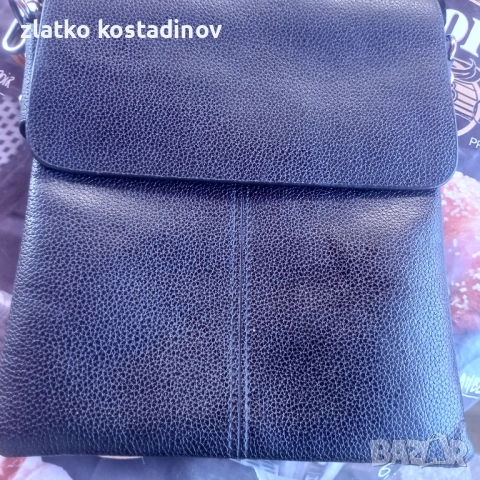 Мъжка чанта през рамо от еко кожа 