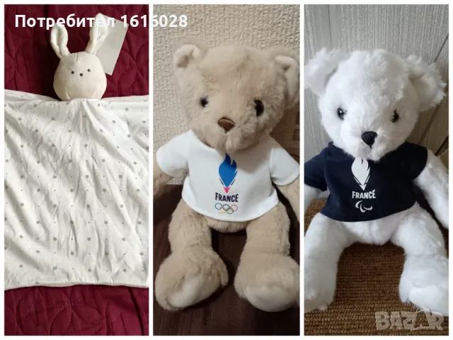 Мечето талисман на френския отбор на Олимпийските игри в Париж през 2024 г., снимка 2 - Плюшени играчки - 50176872