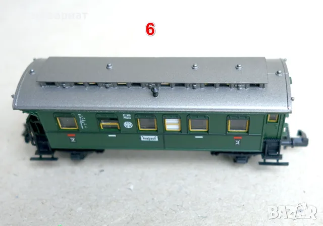 Товарни и пътнически вагони N (1:160) - от 5 до 8, снимка 8 - Колекции - 49361870