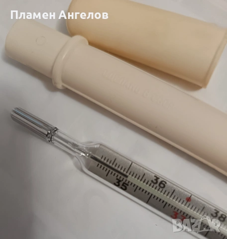Руски живачен термометър за измерване на телесна температура. , снимка 6 - Уреди за диагностика - 53305711