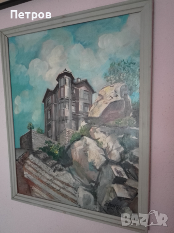 картина масло фазер 63/53 Пловдив, снимка 2 - Картини - 44601666