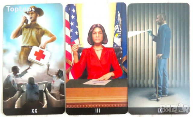 Таро карти: TV Series Tarot & Friends Tarot & Crystal Visions Tarot, снимка 7 - Карти за игра - 34167969