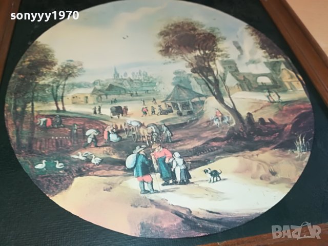 КАРТИНА 35Х35СМ ОТ ГЕРМАНИЯ 1509221624, снимка 2 - Антикварни и старинни предмети - 38012824