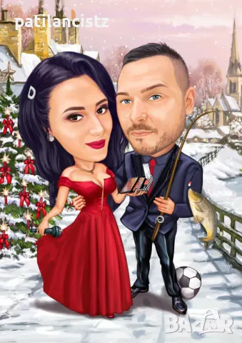 КАРИКАТУРИ с рамка А4 или А3, снимка 5 - Картини - 48307968