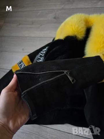 Уникално палто / яке VALENTINO от естествена кожа и естествен косъм , снимка 9 - Якета - 49269142