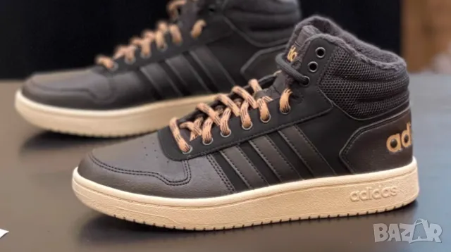 маратонки adidas Hoops 2.0 Mid 'Black Beige' номер 42 2/3 кецове 
