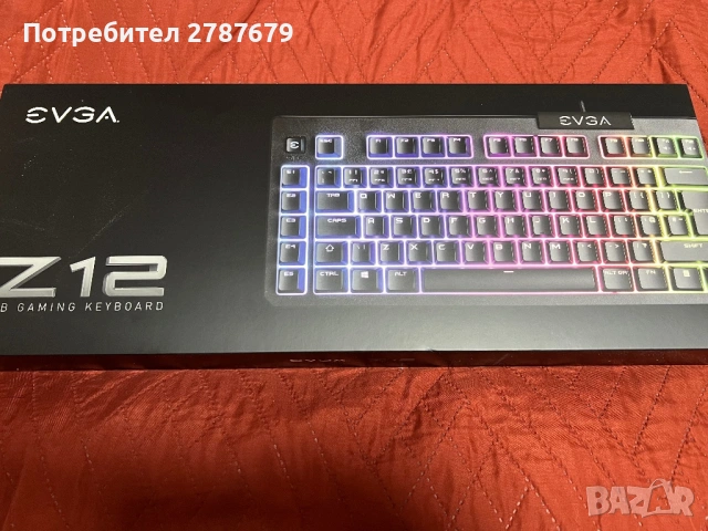 Геймърска RGB клавиатура Evga Z12