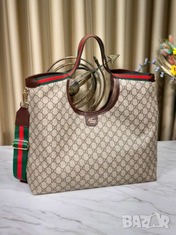 чанти GUCCİ Giglio Large Tote Bag ↔️ 45 cm ↕️ 35 см , снимка 5 - Чанти - 51523423