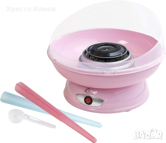 Bestron Уред за правене на памук Машина за захарен памук 420W, розова, снимка 4 - Други - 42699304
