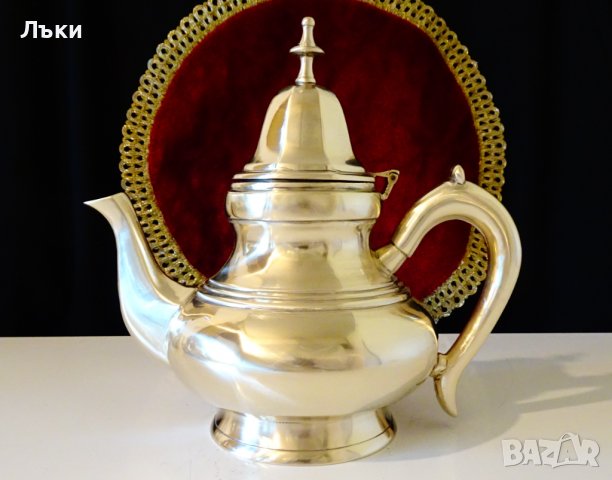 Бронзова кана,чайник 1 кг.,маркирана. , снимка 4 - Антикварни и старинни предмети - 36772313