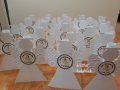 Покана за кръщене ангел с папирус - покани кръщене ангелче,1 вариант, снимка 6