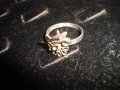 СРЕБЪРЕН ПРЪСТЕН - ЦВЕТЕ МАЙСТОРСКА ИЗРАБОТКА 17139, снимка 3