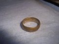 СТАРА БРОНЗОВА ХАЛКА ПРЪСТЕН МЕСИНГ ПОСРЕБРЯВАНЕ РЪЧНА ИЗРАБОТКА 27716, снимка 6