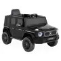 ТОП ЦЕНА!НОВО!Акумулаторен джип Mercedes-Benz G580 BLACK с 12V батерия,EVA гуми,кожена седалка,USB, снимка 1