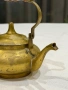 Декоративен малък месингов чайник, снимка 3