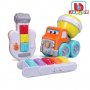 Bburago Junior Строителен музикален камион Drive 'N Rock с три инструмента 16 89034, снимка 2