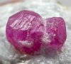 Естествен Рубин кристал в мраморна матрица с необичайна форма! 306кт.! , снимка 2