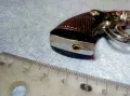 СТАРА КОЛЕКЦИОНЕРСКА ФИГУРАЛНА ГАЗОВА ЗАПАЛКА ПИСТОЛЕТЧЕ Тип РЕВОЛВЕР 47809, снимка 16