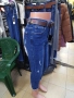 Дамски Накъсани Дънки Skinny Denim , снимка 3