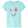 Детска тениска, светла мента, 116(SKU:11386