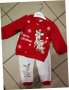 Бебешки комплект за коледа, блузка и панталонки, с мека вата , снимка 2