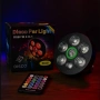 Многофункционална LED RGB+W Диско Лампа 4 в 1 с Фасунка и Дистанционно. , снимка 3
