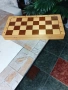 Шах табла48/48 с дърв. фигури пулове,куфар за пикник , снимка 5