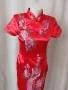 Xinxuan M Традиционна ,ориенталска,червена,бродирана рокля, снимка 7