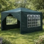 Просторна градинска шатра - стабилна конструкция и водоустойчива рамка.  , снимка 3