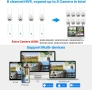 НОВА, пусната за тест, Hiseeu PTZ + 3TB 5MP безжична СОТ система с 12" монитор, 10-канална..., снимка 5
