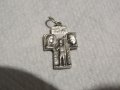 сребърен медальон, сребърно колие сребърно кръстче Мария Исус и Йосиф, снимка 1 - Колиета, медальони, синджири - 31930330