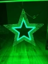 Акрилна петолъчна звезда 50 см.,5W, снимка 5