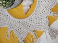 Ръчна изработка Макраме|декорация|каре|подложка за маса, снимка 3