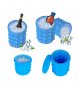 СИЛИКОНОВА ЛЕДАРКА И ФОРМА ЗА ЛЕД ICE CUBE MAKER GENIE - код 3073, снимка 6