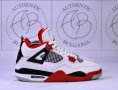 Nike Jordan Retro 4 UniversityBlue, Off-White, Fire Red, Metallic Red, снимка 14